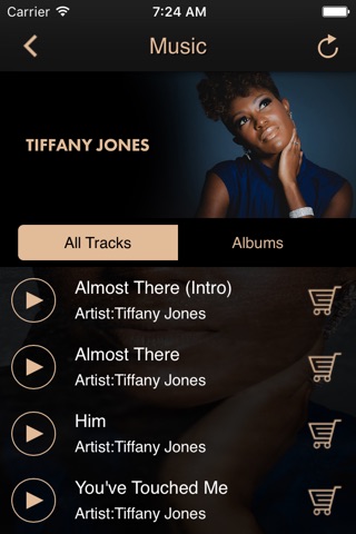 Tiffany Jones Music screenshot 2