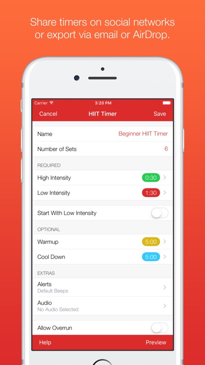 Seconds - Interval Timer for HIIT, Tabata Training screenshot-3