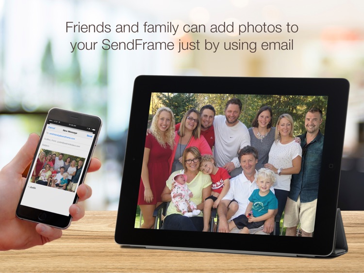 SendFrame - WiFi Photo Frame Slideshow