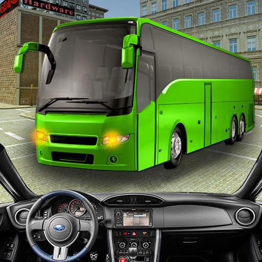 Drive Autonomous City Bus: Traffic Coach Simulator Icon