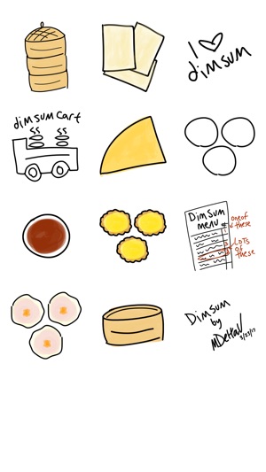 Dim Sum sticker - fast food stickers for iMessage(圖3)-速報App