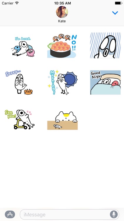 Cutie Fish Dance Animated Stickers