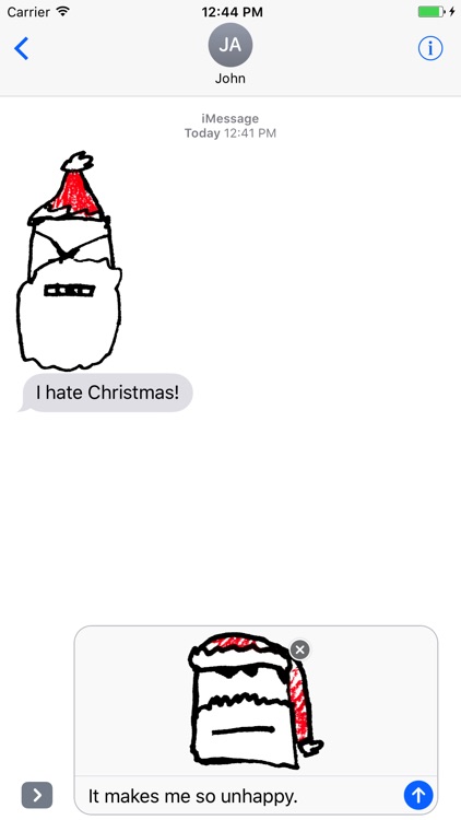 Grumpy Christmas Stickerpack