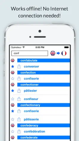 Game screenshot Offline English French Dictionary (Dictionnaire) mod apk