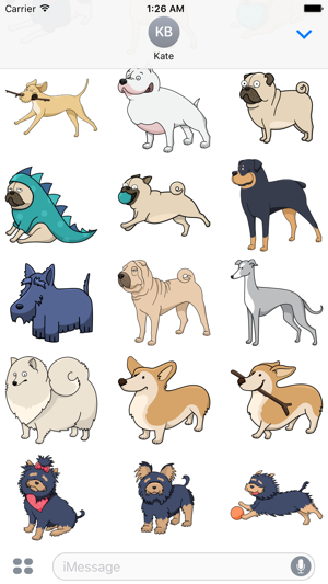 Doggy Dog Stickers iMessage(圖1)-速報App