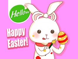 Hellowe Stickers: Happy Easter!