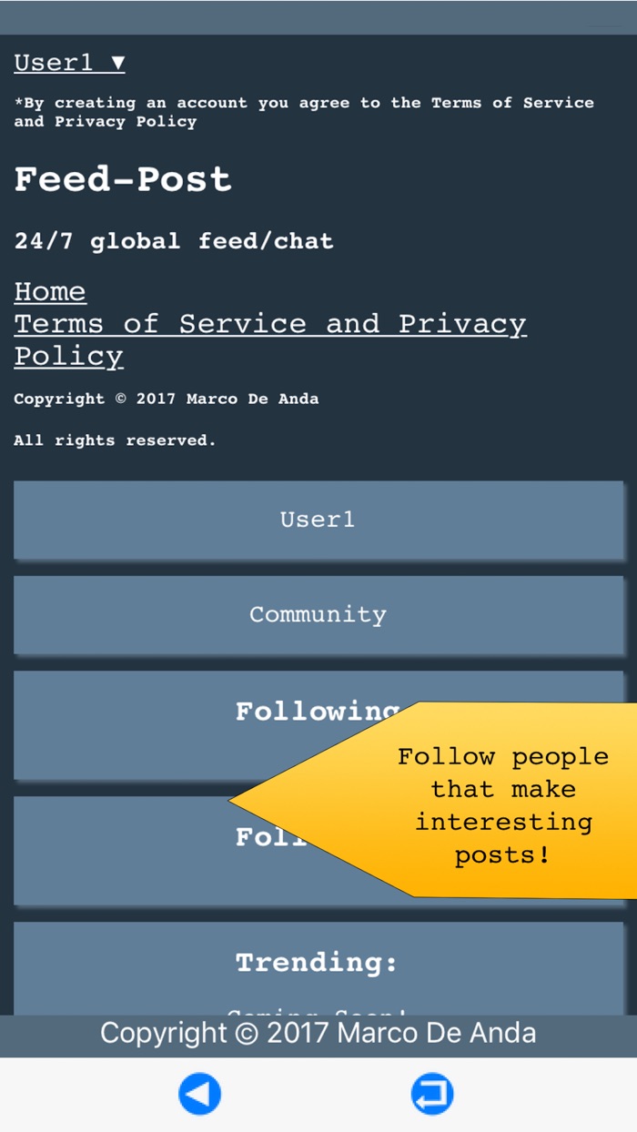 Feed-Post Chat, share,  discuss positive topics