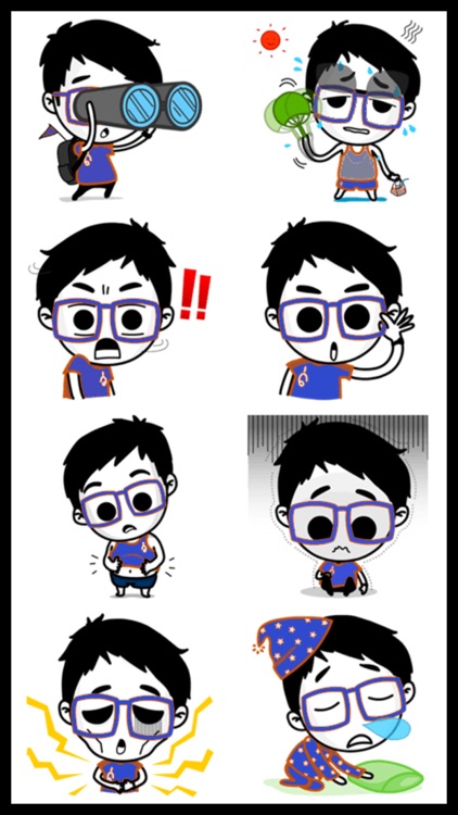 Four-Eyes Stickers screenshot-4