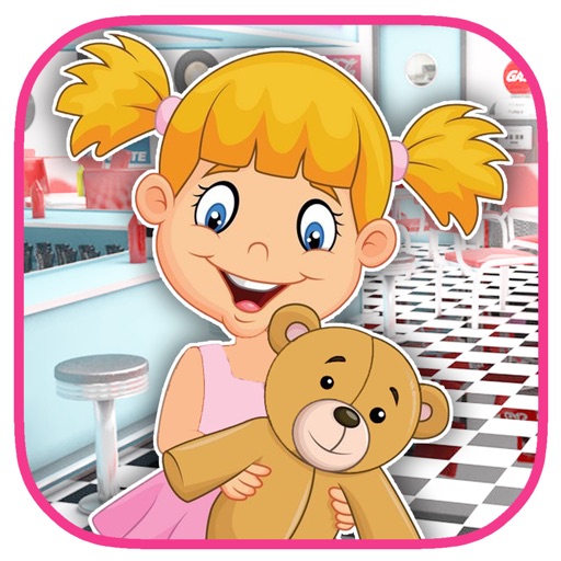 American Restaurant Games For Kids Education Icon