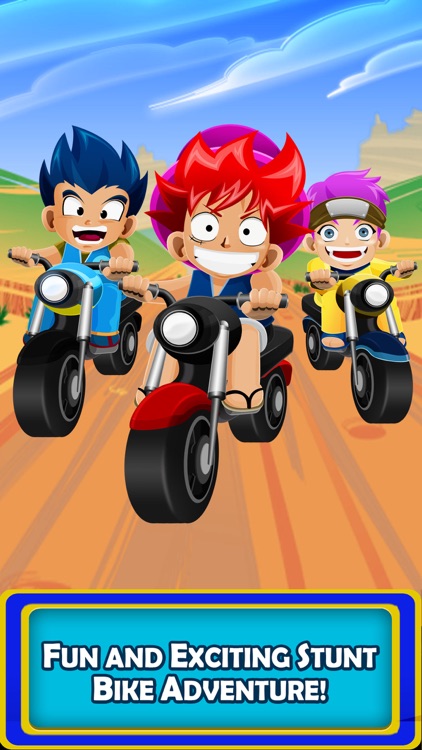 Anime Manga Stunt Bike– Battle Race Games for Free screenshot-3