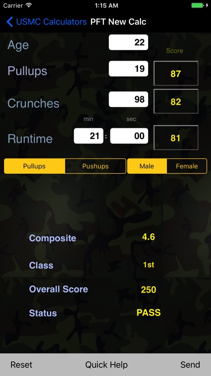 USMC Physical Fitness Tests - New Requirements