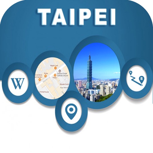 Taipei Taiwan Offline City Maps Navigation iOS App