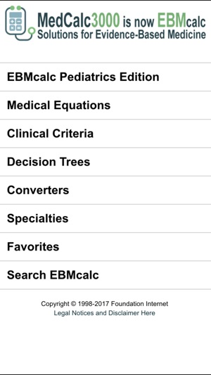 EBMcalc Pediatrics(圖1)-速報App