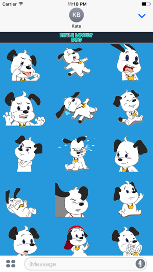 Little Lovely Dog: Fun Stamps(圖2)-速報App