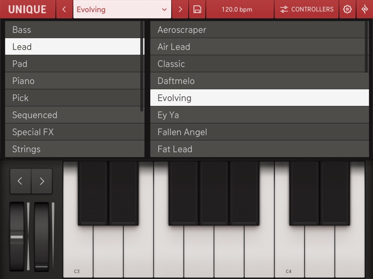 Unique for iPad - Analog Synth screenshot-4