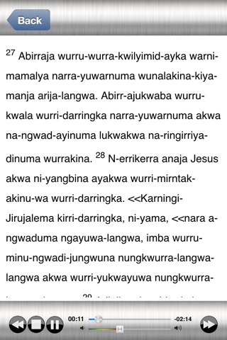 AudioBible Anindilyakwa Edition screenshot 2