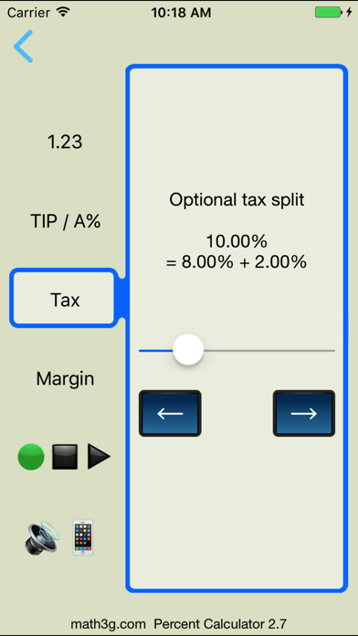 Percent Calculator screenshot