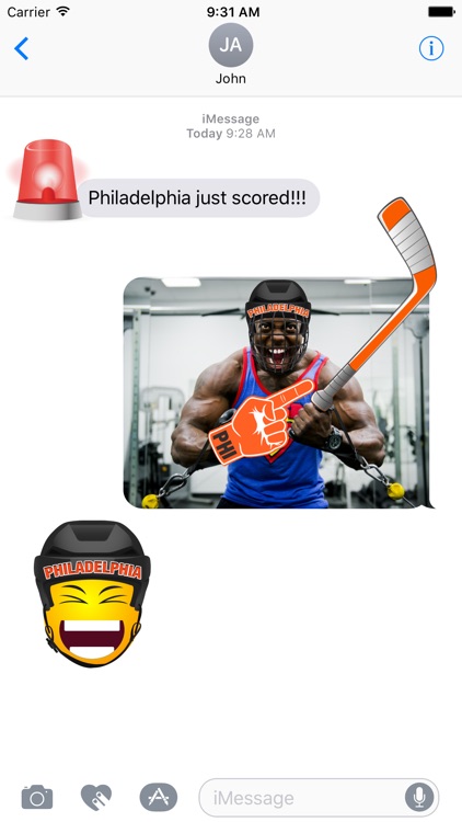 Philadelphia Hockey Stickers & Emojis