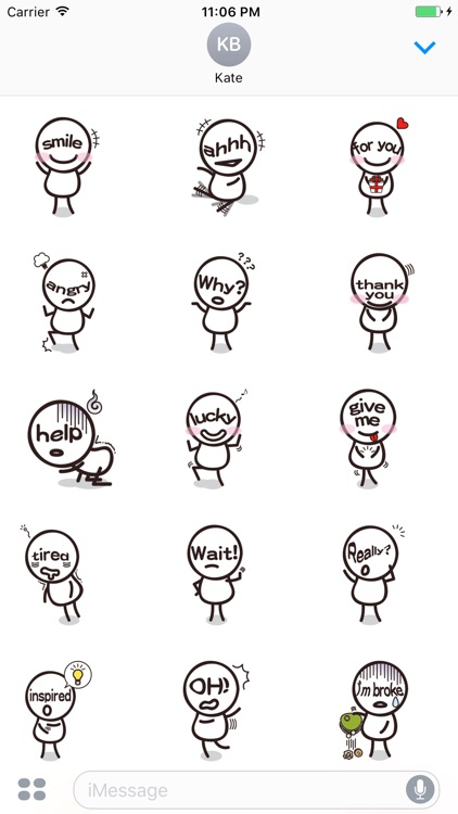 Meme Expression English Sticker