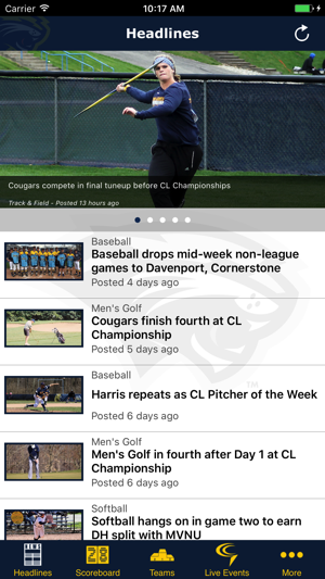 Spring Arbor University Cougar Athletics(圖2)-速報App