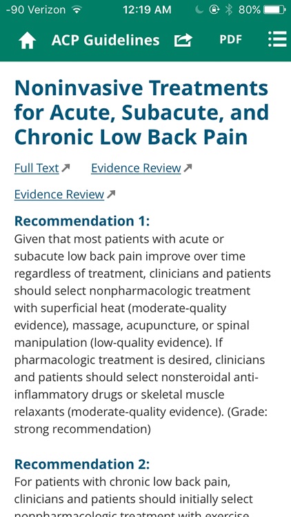 ACP Clinical Guidelines