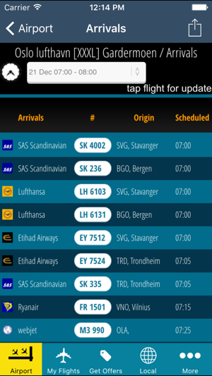 Oslo Airport Pro (OSL) + Flight Tracker(圖3)-速報App