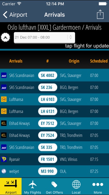 Oslo Airport Pro (OSL) + Flight Tracker