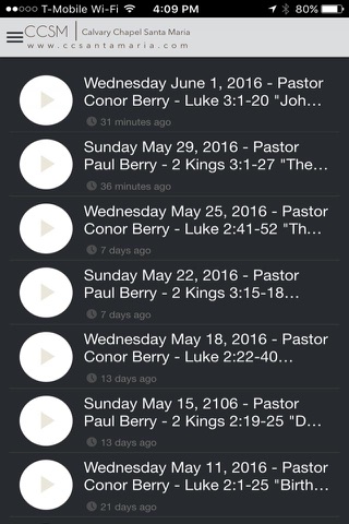 Calvary Chapel Santa Maria app screenshot 2