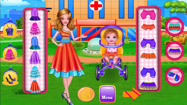 New-Born Baby Hospital Doctor Care-Dressup game