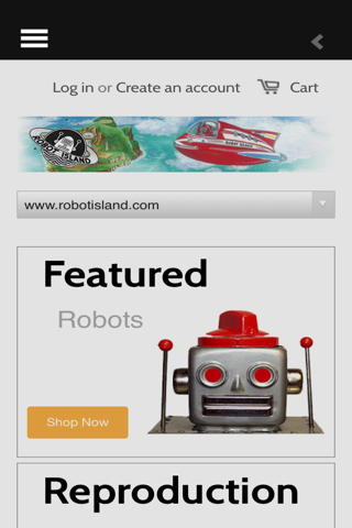 Robotislandstore screenshot 2