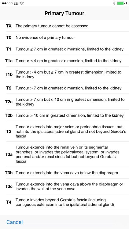 Kidney Cancer Staging TNM