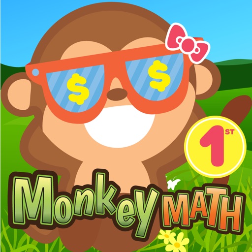 1st Grade Basic Smart Monkey Math School icon