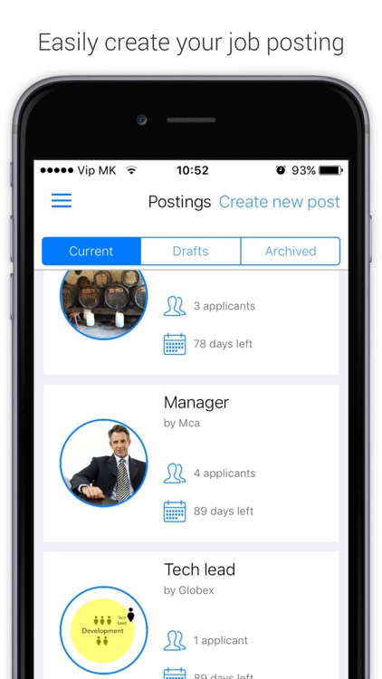 Company - job app