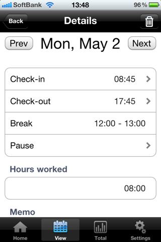 TimeSheet - IS - screenshot 4