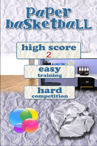 Paper Basketball Office - náhled