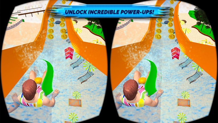 VR Beach Water Sliding - Water stunt & ride screenshot-3