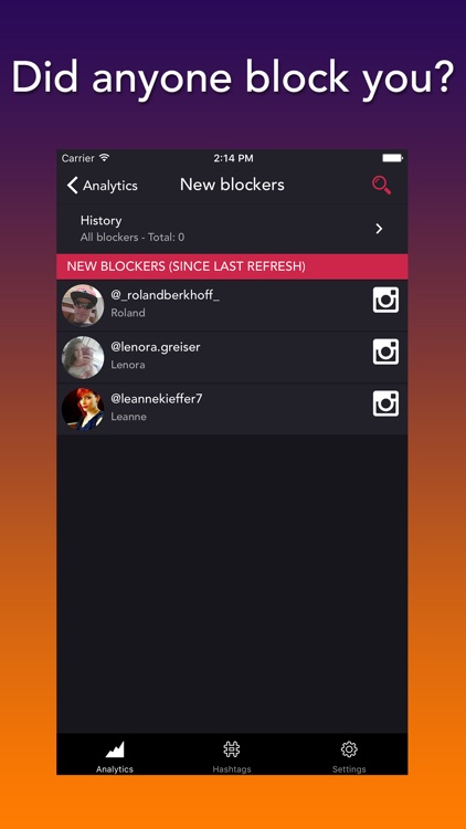FollowStats - quick followers report for Instagram