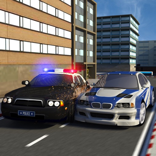 Police Chase Car Escape - Hot Pursuit Racing Mania Icon