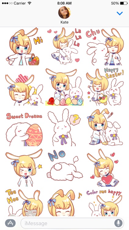 Little Miss Usagi stickers