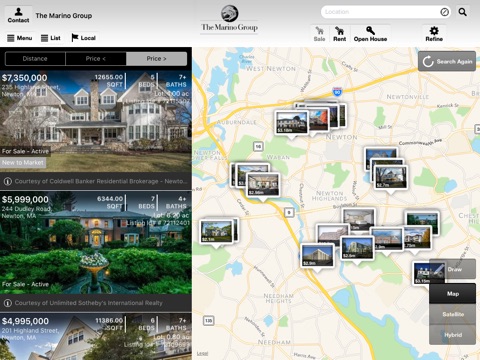 The Marino Group Real Estate for iPad screenshot 2