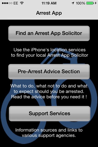 ArrestApp screenshot 2