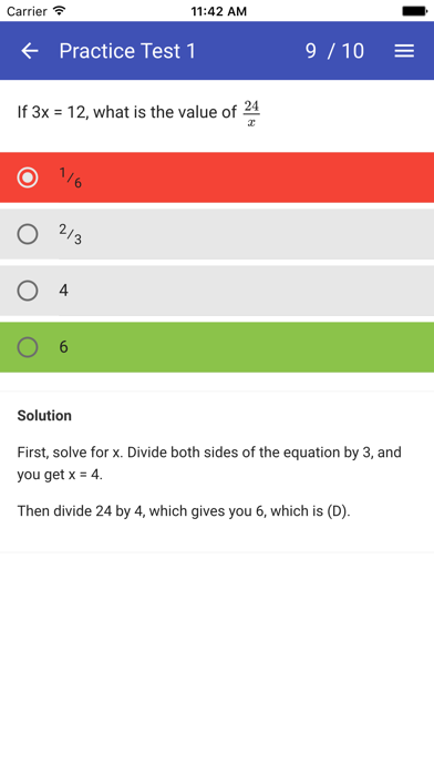 SAT Maths Practice Tests with Calculator Screenshot 2