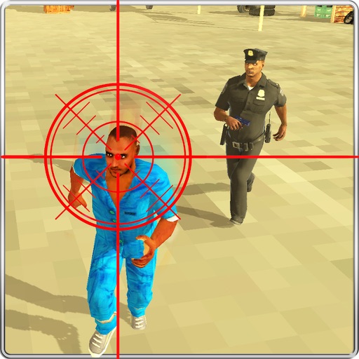 Shoot Prisoner Police Sniper Icon