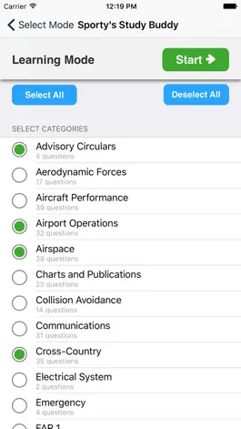 Game screenshot Study Buddy Test Prep (FAA Recreational Pilot) apk