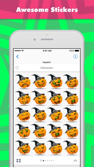 Halloween stickers by kayaairt for iMessage(圖1)-速報App