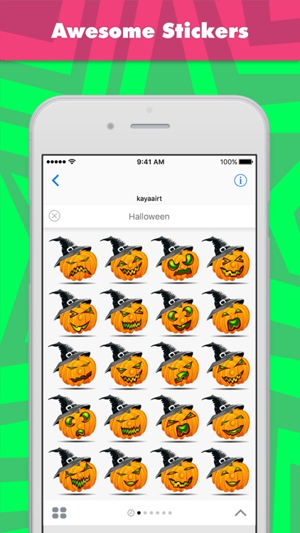 Halloween stickers by kayaairt for iMessage