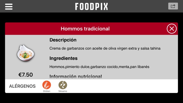 Foodpix original: comida en realidad aumentada screenshot-4