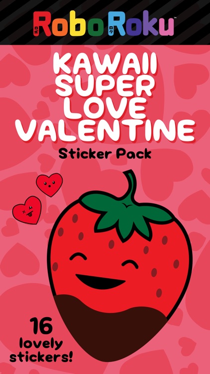 Robo Roku's Kawaii Super Love Valentine Stickers
