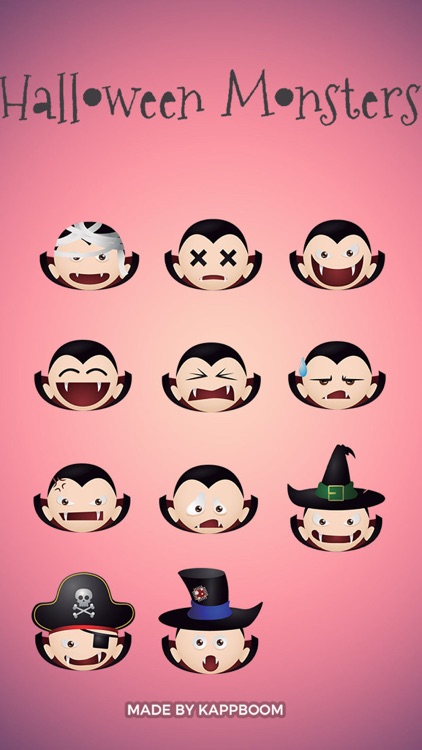 Halloween Vampire Emoticons