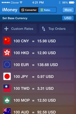 iMoney · Currency Converter screenshot 3